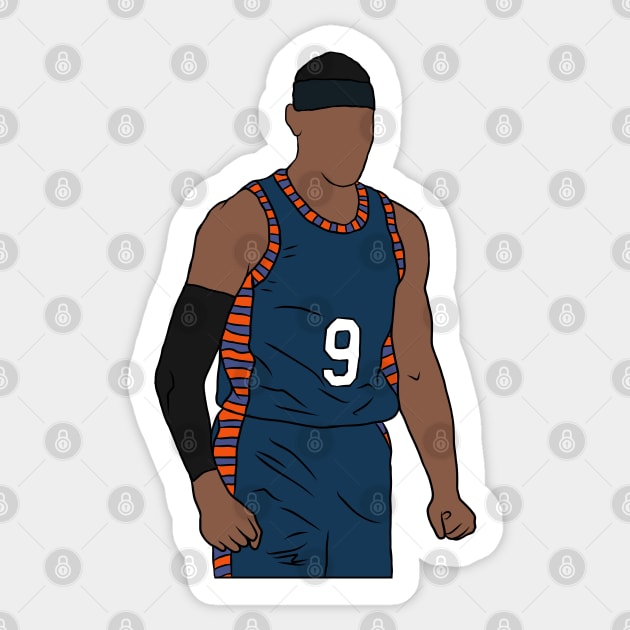 RJ Barrett Celebration Sticker by rattraptees